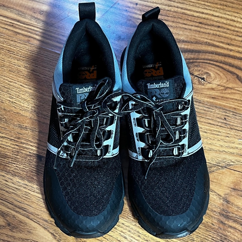 Timberland PRO Anti Fatigue Work Shoes womens Black Mesh‎ Athletic Sneakers